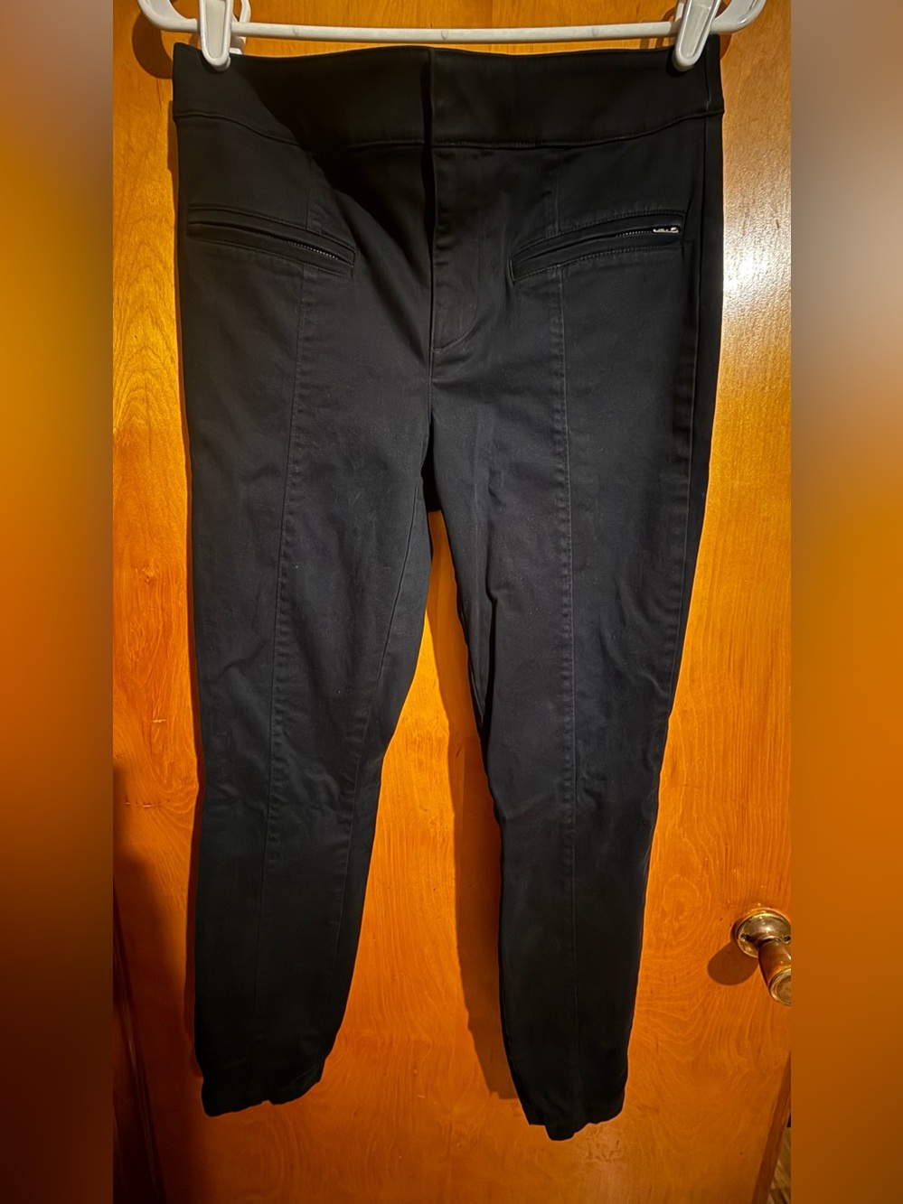 LOFT Black Ankle Crop Pants